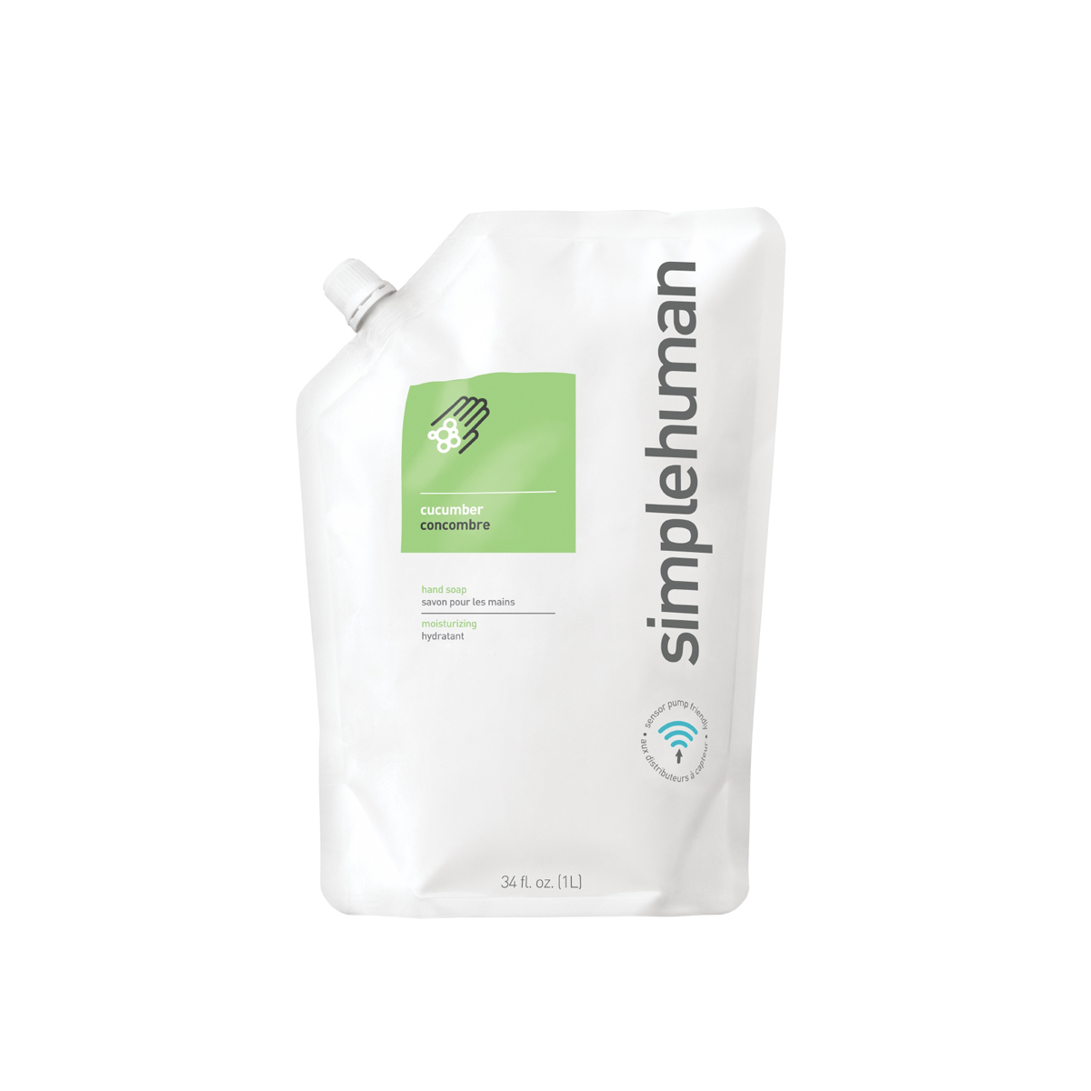 Mydło do rąk w płynie CUCUMBER - 1L / simplehuman