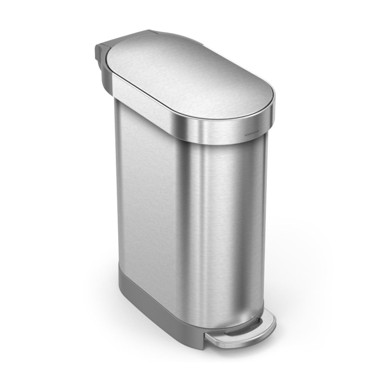 Kosz na śmieci 45L pedałowy SLIM - stal FPP / simplehuman