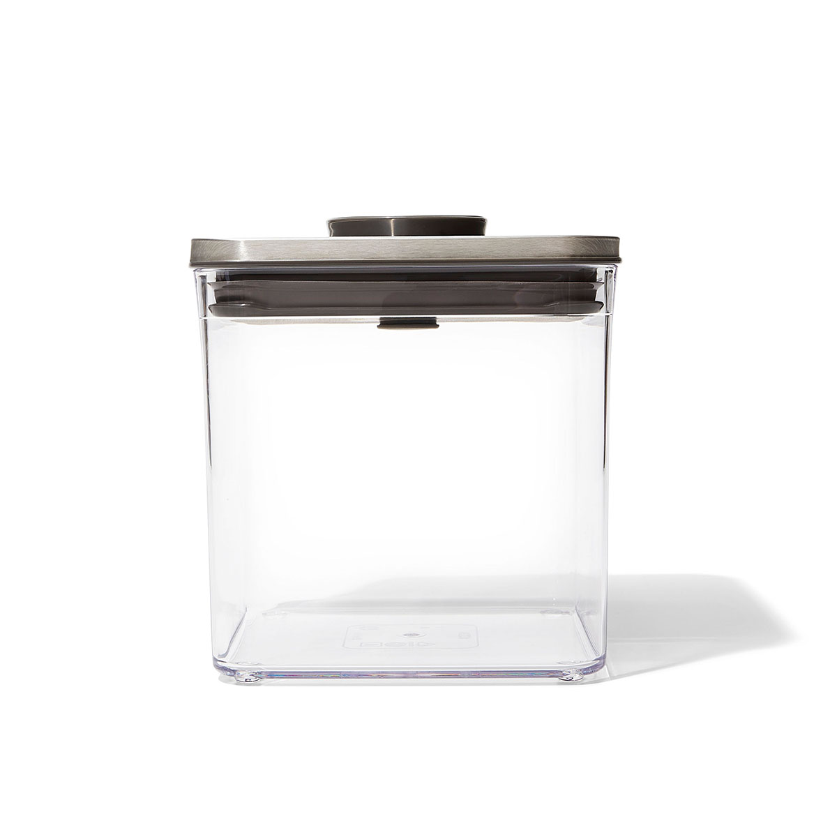 Pojemnik POP2 2,6L kwadratowy - Steel / OXO