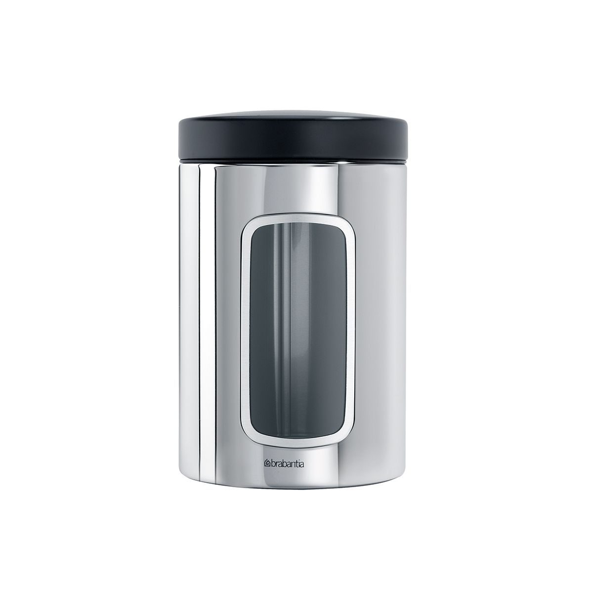 Pojemnik na żywność STAL BŁYSZCZĄCA 1.4L z okienkiem / Brabantia