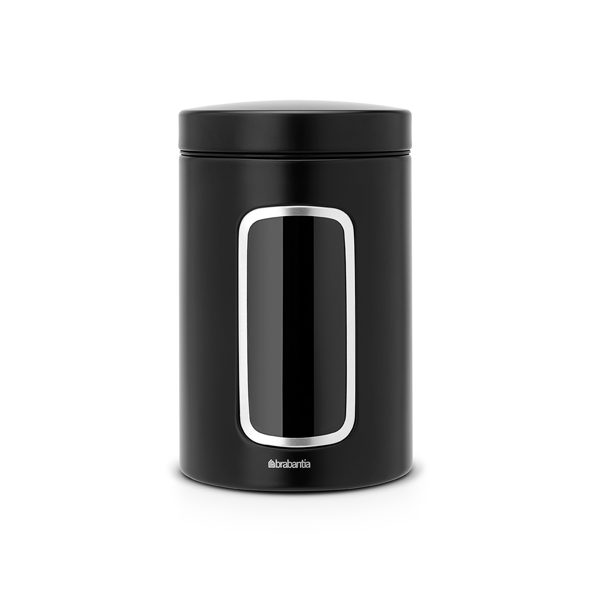 Pojemnik na żywność MATT BLACK 1.4L z okienkiem / Brabantia