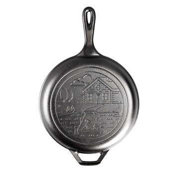 naczynie combo, Lodge Combo, Combo Cooker Lodge, Lodge Wanderlust, patelnia żeliwna, patelnia ognisko, patelnia żeliwna na indukcję, Lodge LCCWNDINT