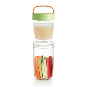 pojemnik jar to go, pojemnik lekue, słoik na lunch, słoik do pracy, słoik z pojemnikiem na sos, pojemnik na sałatkę, słoik lekue, pojemnik na pudding chia, pojemnik na muesli do pracy, plastikowy słoik na lunch, plastikowy pojemnik na lunch, BPA free, po
