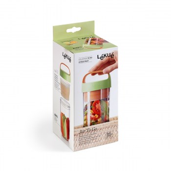 pojemnik jar to go, pojemnik lekue, słoik na lunch, słoik do pracy, słoik z pojemnikiem na sos, pojemnik na sałatkę, słoik lekue, pojemnik na pudding chia, pojemnik na muesli do pracy, plastikowy słoik na lunch, plastikowy pojemnik na lunch, BPA free, po