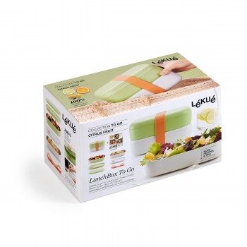 lunchbox, turkusowy lunchbox, pojemnik na lunch, kolorowy lunchbox, lunchbox BPA free, lanczbox, lunch box, lunchbox do pracy, szczelny lunchbox, pojemnik na obiad do pracy, dwupoziomowy lunchbox, lunchbox TO GO, TO GO lekue, pojemnik bento, bento box mo