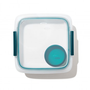 unchbox, pojemnik na wynos, lunchbox dwupoziomowy, pojemnik na lunch, lunchbox OXO, lunchbox z pojemnikiem na sos