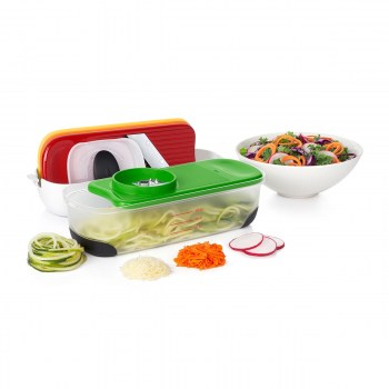 zestaw tarek, tarka do sera, tarka do warzyw, tarka do cytryny, do krojenia ogórków, tarka spiralna, temperówka, zestaw tarek i spiralizer oxo