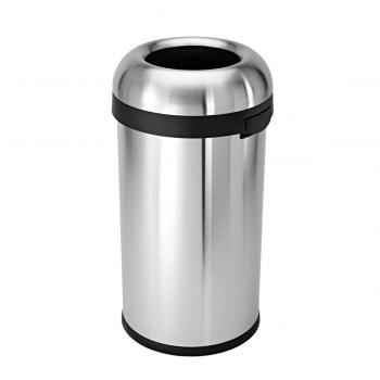 kosz otwarty, kosz do biur, kosz na śmieci do kawiarni, kosz na śmieci do centrów handlowych, kosz otwarty 60l, KOSZ BULLET OPEN, kosz CW1407