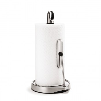 Stojak na ręczniki papierowe TENSION ARM - stal matowa / simplehuman