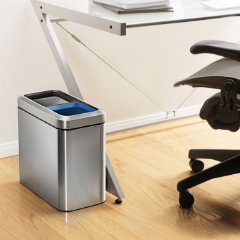 Kosz na śmieci 20L RECYCLER wąski / simplehuman