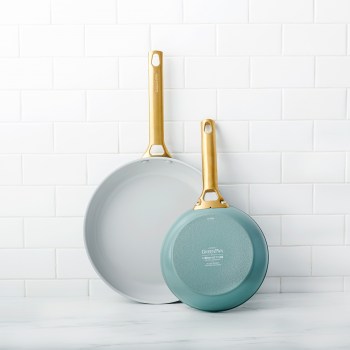 Patelnie ceramiczne PADOVA SkyBlue 20 + 28 cm / GreenPan