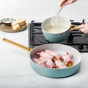 Patelnia ceramiczna głęboka PADOVA SkyBlue 28 cm / GreenPan
