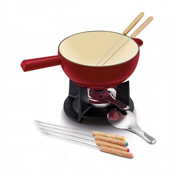 zestaw do fondue, fondue z żeliwa, fondue żeliwne, BEKA 16304204, fondue BEKA, domowe fondue, fondue serowe, fondue czekoladowe