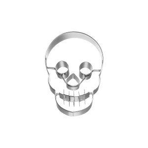 foremka do ciasteczek, foremka do pierników, foremka Czaszka, Wykrawacz czaszka meksykańska, ciasteczka Halloween, meksykańska czaszka, Birkmann 195 219