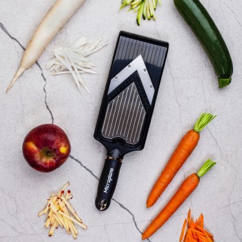 krajalnica microplane, krajalnica julienne microplane, szatkownica, tarka microplane, profesjonalna tarka kuchenna, profesjonalna krajalnica, tarka z regulacją grubości, tarka mandolina