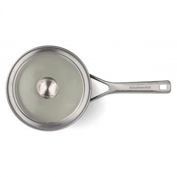 Rondel emaliowany 1,3L - czarny mat / KitchenAid