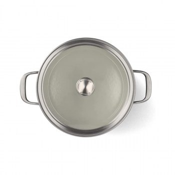 Garnek emaliowany - czarny mat - 3,7L / KitchenAid