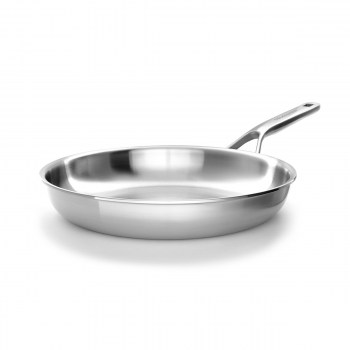 patelnia KitchenAid, akcesoria KitchenAid, patelnie KitchenAid, patelnia z pokrywką stal nierdzewna KitchenAid, patelnia stal nierdzewna, patelnia ze stali nierdzewnej, Multi-Ply Stainless Steel KitchenAid, patelnia 3-warstwowa, importer KitchenAid, wyłą
