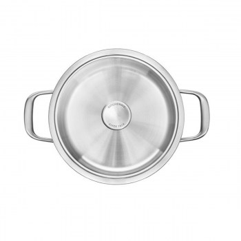 garnek KitchenAid, akcesoria KitchenAid, garnki KitchenAid, garnek z pokrywką stal nierdzewna KitchenAid, garnek stal nierdzewna, garnek ze stali nierdzewnej, Multi-Ply Stainless Steel KitchenAid, garnek 3-warstwowy, importer KitchenAid, wyłączny przedst