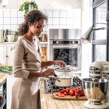 Rondel emaliowany 2L - kremowy / KitchenAid