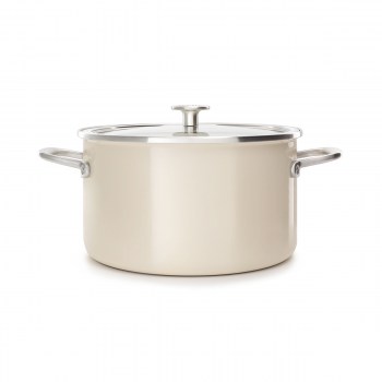 CC003269-001 KitchenAid, kremowy garnek KitchenAid, garnek KitchenAid, garnek 6L, garnki KitchenAid, kremowy garnek, garnek KitchenAid 24cm