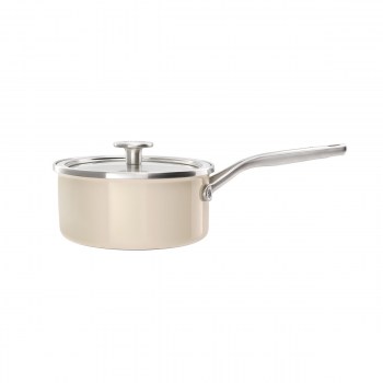 CC003286-001 KitchenAid, kremowy rondel KitchenAid, mały rondel KitchenAid, rondel 1,3L, rondelek KitchenAid, rondle KitchenAid, kremowy rondelek,