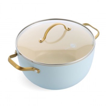 Zestaw garnków i patelni PADOVA LightBlue - 10 elementów / GreenPan