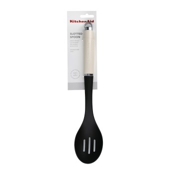 KitchenAid KAG004OHACE, łyżka do odcedzania, łyżka cedzakowa, łyżka z otworami, KitchenAid Almond Cream, 