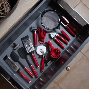 sitko kuchenne, sitko do mąki, sito do odcedzania, sito do płukania, sitko kuchenne KitchenAid, KitchenAid KAG161OHERE, durszlak sito, durszlak KitchenAid