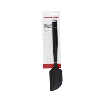 szpatuła silikonowa, szpatuła do misek, szpatuła do smażenia, szpatuła do kremów, KitchenAid KCG031OHOBE, Onyx Black KitchenAid