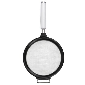 sitko kuchenne, sitko do mąki, sito do odcedzania, sito do płukania, sitko kuchenne KitchenAid, KitchenAid KCG161OHWHE, durszlak sito, durszlak KitchenAid, KitchenAid White, sitko stalowe