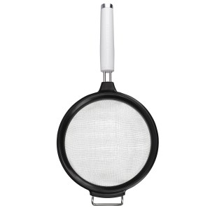 sitko kuchenne, sitko do mąki, sito do odcedzania, sito do płukania, sitko kuchenne KitchenAid, KitchenAid KCG161OHWHE, durszlak sito, durszlak KitchenAid, KitchenAid White, sitko stalowe