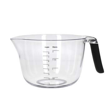 KQG078OSOBE KitchenAid, KitchenAid miska z miarką uchwytem 2L Onyx Black, miska KitchenAid, miska z podziałką, miska z uchwytem