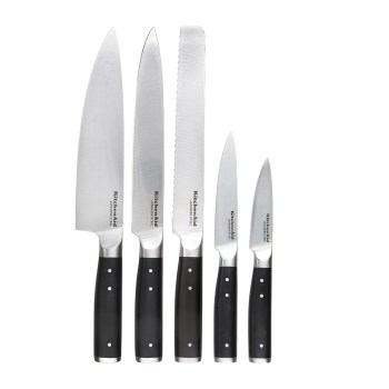 noże w bloku, blok z nożami, kitchenaid KO6PSTSNOBG, kitchenaid 5057982075156