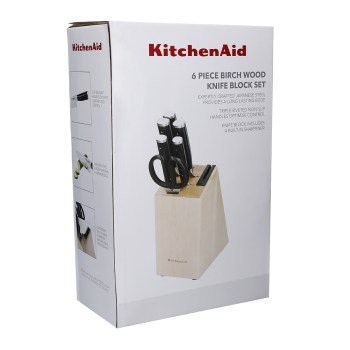 noże w bloku, blok z nożami, kitchenaid KO6PSTSNOBG, kitchenaid 5057982075156