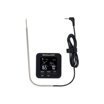 termometr cyfrowy KitchenAid, minutnik cyfrowy KitchenAid, termometr z sondą, termometr elektroniczny z sondą, minutnik elektroniczny, KitchenAid KQ906G
