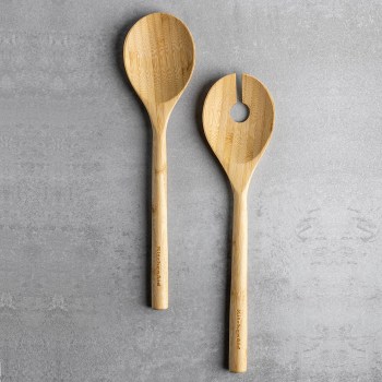 sztućce do sałaty, KQG607OHBBEKicthenAid, szatućce do sałat KitchenAid, drewniane sztućce, łyżki do sałaty, CLASSIC Bamboo KitchenAid
