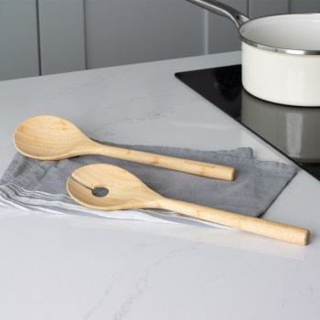 KitchenAid drewniane sztućce do sałaty CLASSIC Bamboo