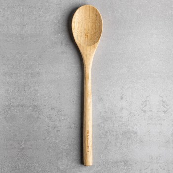 drewniana łyżka, łyżka kuchenna drewniana,drewniana łyżka do mieszania, łyżka KitchenAid drewno, KQG603OHBBE KitchenAid, łyżka bambusowa