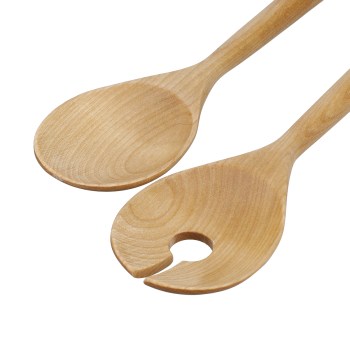 sztućce do sałaty, KQR713OHE KicthenAid, szatućce do sałat KitchenAid, drewniane sztućce, łyżki do sałaty