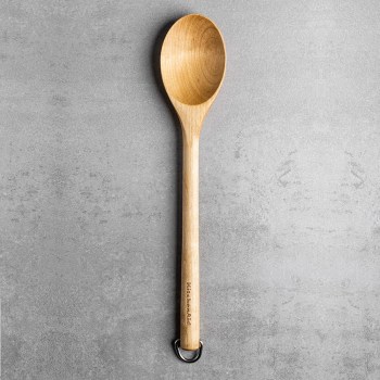 drewniana łyżka, łyżka kuchenna drewniana,drewniana łyżka do mieszania, łyżka KitchenAid drewno, KQR703OHE KitchenAid