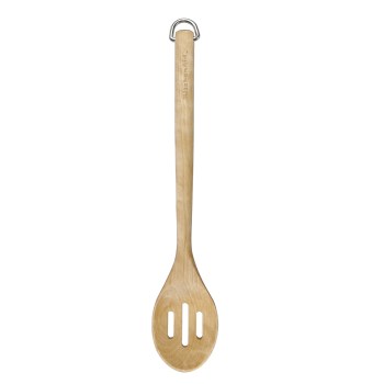 łyżka do odcedzania, łyżka cedzakowa, łyżka z otworami, drewniana łyżka KitchenAid, KQR704OHE KitchenAid