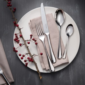 zastawa stołowa, sztućce, zestaw sztućców, zestaw sztućców dla 12 osób, elegancki stół, elegancka zastawa, prezent ślubny, prezent na ślub, piękne nakrycie stołu, eleganckie nakrycie stołu, Robert Welch, dystrybutor Robert Welch, sztućce Gerlach, sztućce