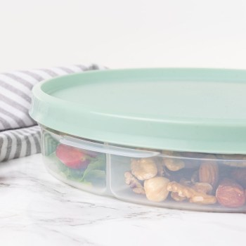 pojemnik na żywność z przegródkami, lunchbox z przegródkami, pojemnik Vacutop, pojemnik na żywność BPA free, Amuse Vacutop A-000311, pojemnik certyfikat do kontaktu z żywnością