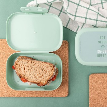 lunchbox z trzciny cukrowej, lunchbox ekologiczny, lunchbox Amuse BIO, Amuse A-000320, pojemnik na kanapki, pojemnik na przekąskę, lunchbox z bioplastiku, kanapnik