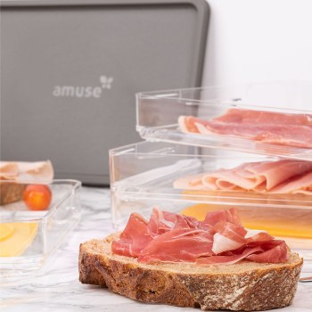 Amuse pojemnik na wędliny i sery Delibox 4 szt