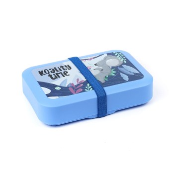 pudełko na kanapki, lunchbox, pojemnik na kanapki, lunchbox certyfikat do kontaktu z żywnością, lunchbox do szkoły, pojemnik na kanapki koala, Amuse A-000355, lunchbox dla nastolatka, lunchbox z gumką,