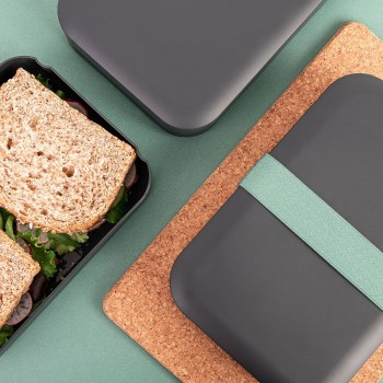 lunchbox zero waste, pojemnik na kanapki zero waste, pojemnik na kanapki, Amuse A-000372, lunchbox certyfikat do kontaktu z żywnością, jednokomorowy lunchbox
