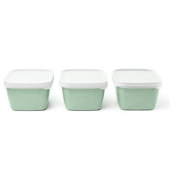pojemniki do żywności, pojemniki do zamrażarki, pojemniki do lodówki, Pojemniki Amuse Optifridge™ BIO, pojemniki z trzciny cukrowej, pojemniki ekologiczne, Amuse A-000413, pojemniki BPA Free