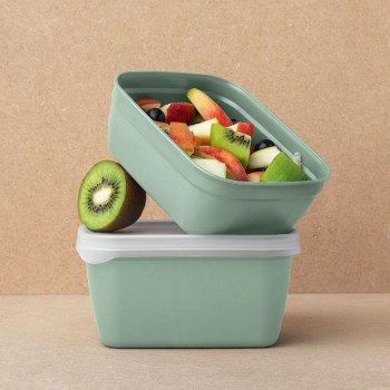 pojemniki do żywności, pojemniki do zamrażarki, pojemniki do lodówki, Pojemniki Amuse Optifridge™ BIO, pojemniki z trzciny cukrowej, pojemniki ekologiczne, Amuse A-000413, pojemniki BPA Free